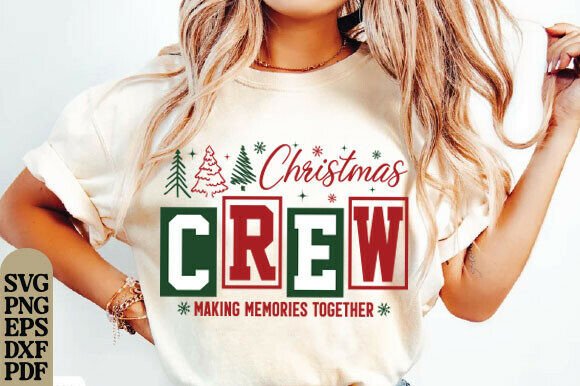 Christmas Crew SVG PNG, Family Matching