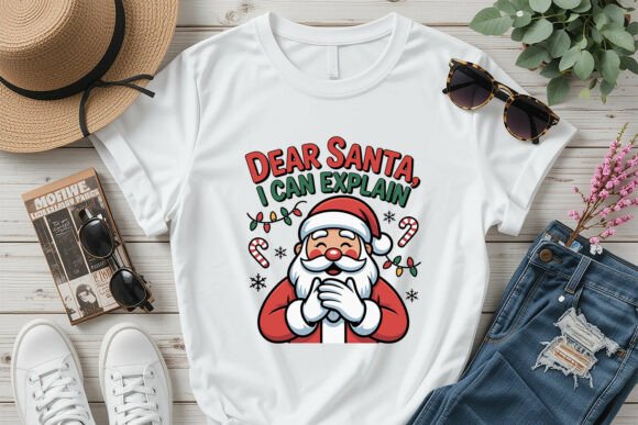 Cute Holiday Quote with Santa Hat