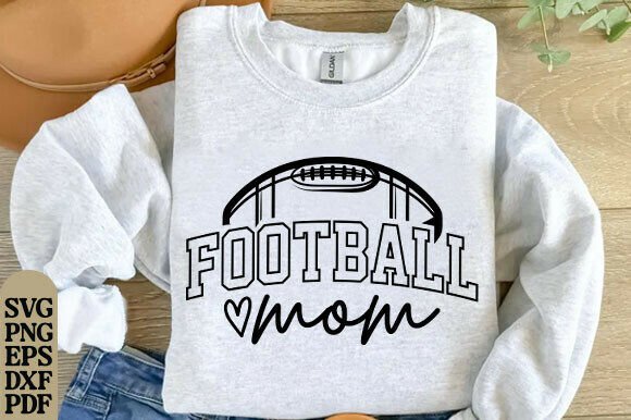 Football Mom Svg, Football Mom Png, SVG