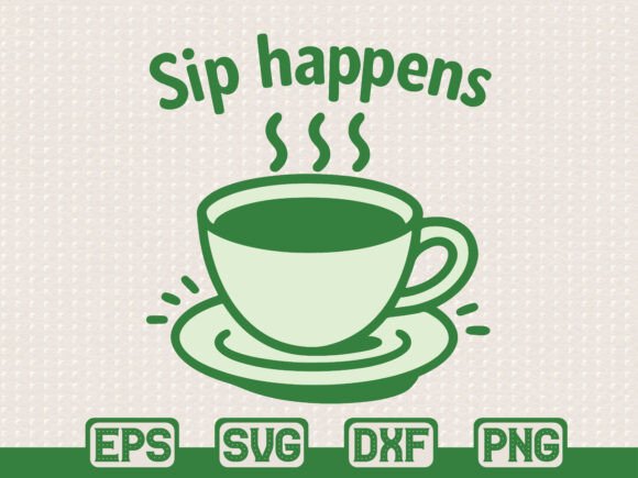 Funny Coffee Cup Quote PNG