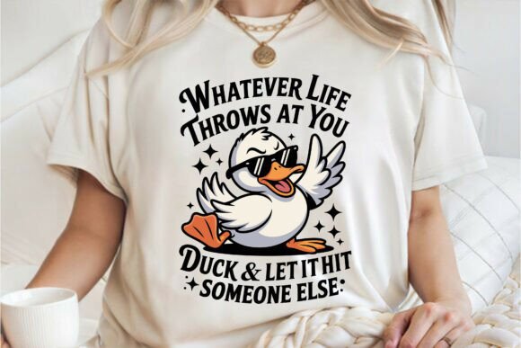 Funny Witty Duck Humorous Chaos Quote