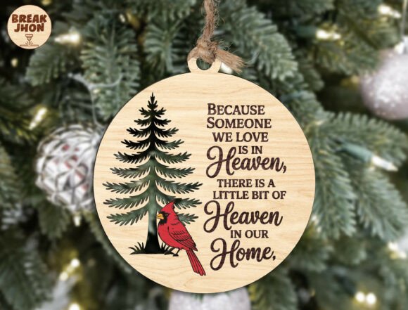 Heaven Cardinal Ornament SVG Review