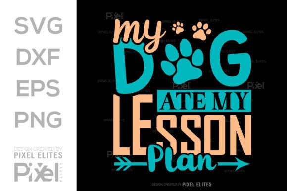 My Dog Ate Lesson Plan SVG Design