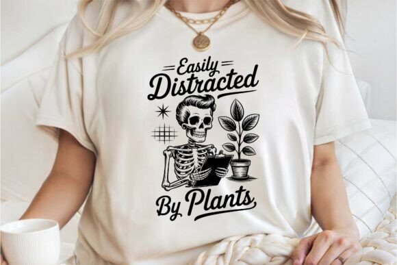 Skeleton Plant Lover Gardening Shirt SVG